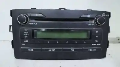 Peça sobressalente para automóvel em segunda mão sistema de áudio / rádio cd por toyota auris (_e15_) 1.4 d-4d (nde150_) referências oem iam 8612002a70