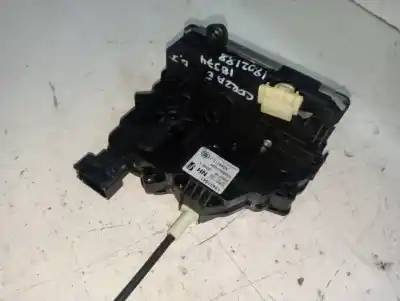 Second-hand car spare part left front door lock for opel corsa e selective oem iam references 13431841  