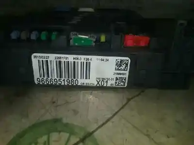 Second-hand car spare part fuse box unit for citroen ds3 techno style oem iam references 6500hv 9666951980 