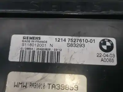 Second-hand car spare part ecu engine control for mini mini (r50,r53) one oem iam references 1214752761001  s118012001n