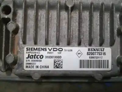Second-hand car spare part ecu engine control for renault laguna iii privilege oem iam references 8200775316  