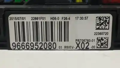 Second-hand car spare part fuse box unit for citroen c3 collection oem iam references 9666952080  