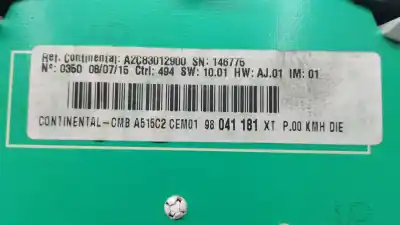 Peça sobressalente para automóvel em segunda mão quadrante por citroen c3 collection referências oem iam 98041181xt  