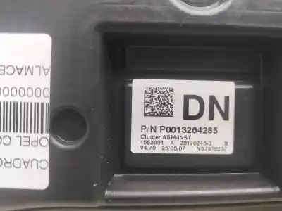 Автозапчасти б/у приборная доска за opel corsa d 1.3 16v cdti cat (z 13 dth / l4i) ссылки oem iam p0013264285 ns7376237 281202453