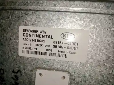 Second-hand car spare part ecu engine control for kia niro concept oem iam references 391b103de1  