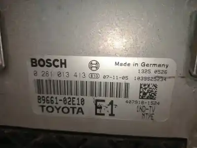 Second-hand car spare part ecu engine control for toyota auris (_e15_) 1.4 d-4d (nde150_) oem iam references 0281013413  