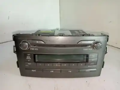 Second-hand car spare part audio system / radio cd for toyota auris (_e15_) 1.4 d-4d (nde150_) oem iam references 8612002520