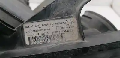 Second-hand car spare part left headlight for citroen c3 collection oem iam references 9677038280  