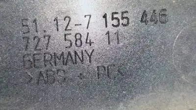 Second-hand car spare part rear decorative moulding for bmw serie 7 (e65/e66) 745i oem iam references 51127155446  72758411