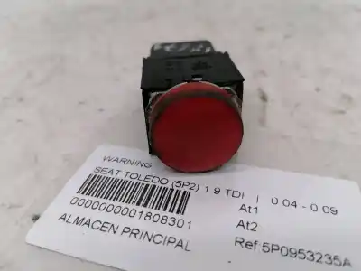 Second-hand car spare part hazard warning lights for seat toledo (5p2) 1.9 tdi oem iam references 5p0953235a