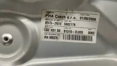 Автозапчасти б/у регулятор стекла переднего левого за hyundai i30 (fd) 1.4 ссылки oem iam 824702r010  813102l020