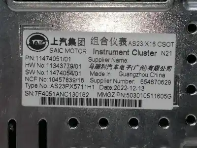 Peça sobressalente para automóvel em segunda mão quadrante por mg hs comfort referências oem iam 1147405101 1147405401 1134377901