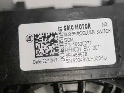 Second-hand car spare part headlights switch for mg hs comfort oem iam references 10517967 654466978 10820277