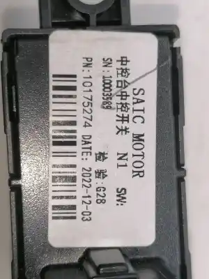 Second-hand car spare part switch for mg hs comfort oem iam references 10175274  