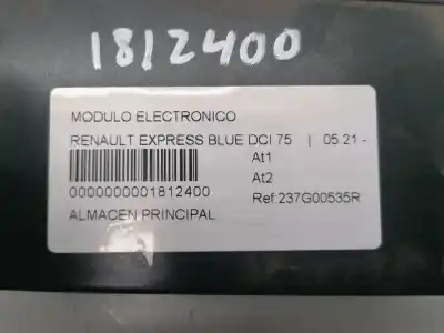 Pezzo di ricambio per auto di seconda mano modulo elettronico per renault express confort riferimenti oem iam 237g00535r  