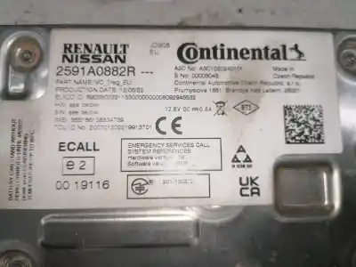 Second-hand car spare part electronic module for renault express confort oem iam references 2591a0882r  