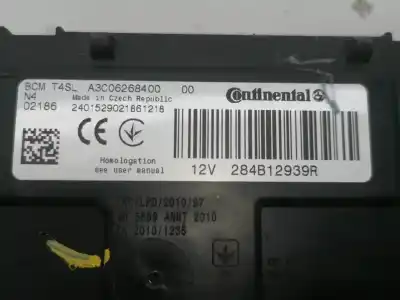 Second-hand car spare part electronic module for renault express confort oem iam references 284b12939r  a3c06268400