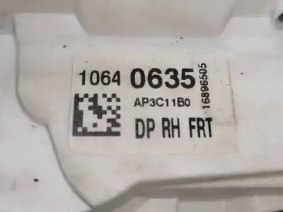 Second-hand car spare part front right door lock for mg hs comfort oem iam references 10640635  16896505