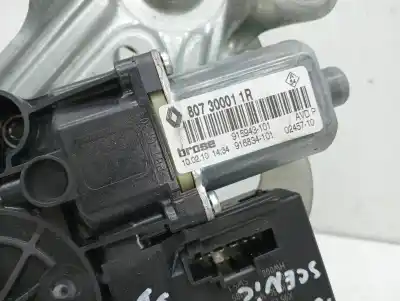 Автозапчасти б/у регулятор стекла переднего правого за renault scenic iii 2.0 16v ссылки oem iam 807300011r  