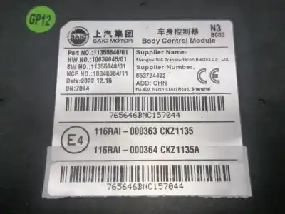 Second-hand car spare part electronic module for mg hs comfort oem iam references 1135564601 1135564901 1063964501