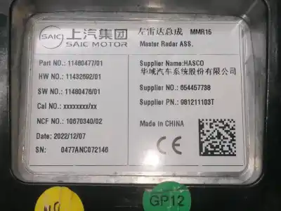 Second-hand car spare part electronic module for mg hs comfort oem iam references 1148047701 1148047601 1143269201