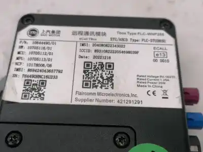 Pezzo di ricambio per auto di seconda mano modulo elettronico per mg hs comfort riferimenti oem iam 1064449001 1070511201 1070511601