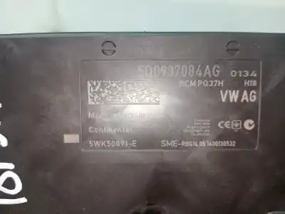 Second-hand car spare part electronic module for seat leon (5f1) style oem iam references 5q0937084ag  