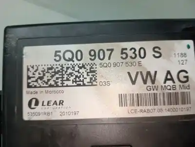 Second-hand car spare part electronic module for seat leon (5f1) style oem iam references 5q0907530s  