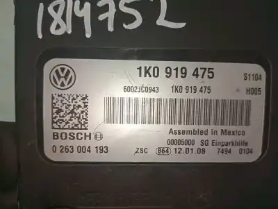 Second-hand car spare part electronic module for volkswagen eos (1f7, 1f8) 2.0 tdi oem iam references 1k0919475  