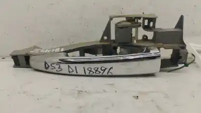 Peça sobressalente para automóvel em segunda mão puxador exterior dianteiro esquerdo por citroen ds3 (sa_) 1.4 vti 95 referências oem iam 9684560080