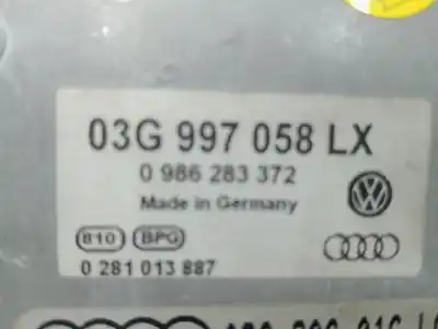 Автозапчастина б/у ебу контролер двигуна для audi a4 avant (8e) 2.0 tdi посилання на oem iam 03g997058lx  