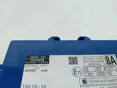 Peça sobressalente para automóvel em segunda mão módulo eletrônico por lexus ct 200h referências oem iam 8999076050  