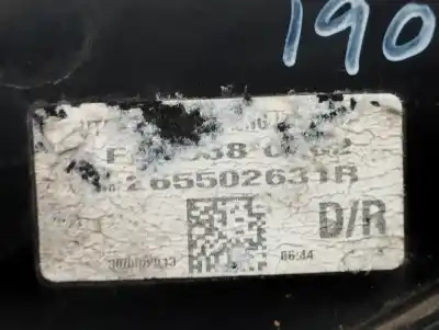 Second-hand car spare part right tailgate light for renault clio iv dynamique oem iam references 265502631r  