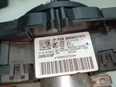 Second-hand car spare part headlights switch for citroen c4 lim. collection oem iam references 98000223zd  