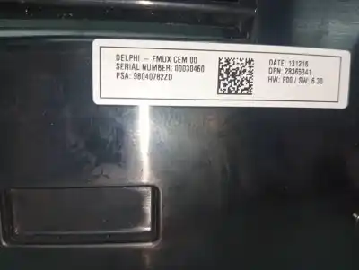 Peça sobressalente para automóvel em segunda mão comando de sofagem (chauffage / ar condicionado) por citroen c4 lim. collection referências oem iam 98040782zd  