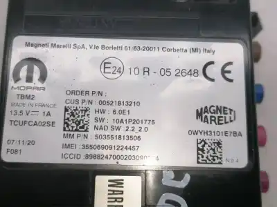 Second-hand car spare part electronic module for jeep renegade night eagle 4x2 oem iam references 00521813210  0wyh3101e7ba