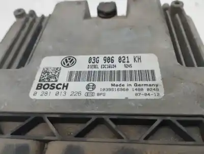 İkinci el araba yedek parçası ecu motor kontrol cihazi için volkswagen golf v (1k1) (10.2003) bxe oem iam referansları 03g906021kh  