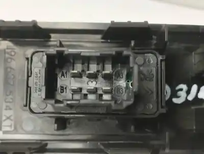 Second-hand car spare part right front power window switch for citroen c3 collection oem iam references 96637534xt  