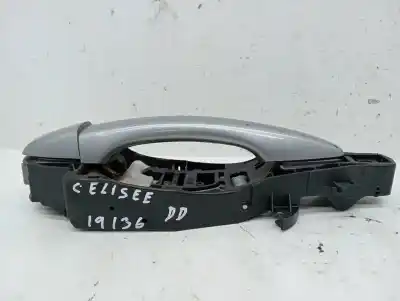 Second-hand car spare part exterior right front door handle for citroen c-elysée feel oem iam references 9807652880u  