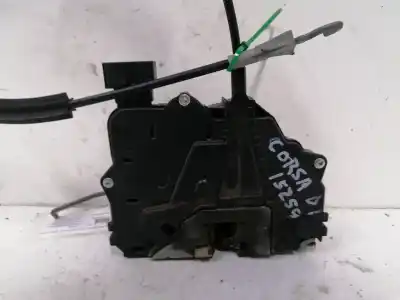 Second-hand car spare part left front door lock for opel corsa d (s07) 1.4 (l08 l68) oem iam references 13258271 0325407955 2910081202