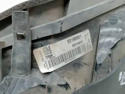 Second-hand car spare part right tailgate light for opel corsa d cmon oem iam references 93190951  