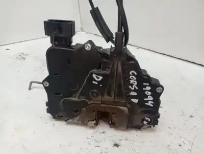 Second-hand car spare part left front door lock for opel corsa d cmon oem iam references 13258271  