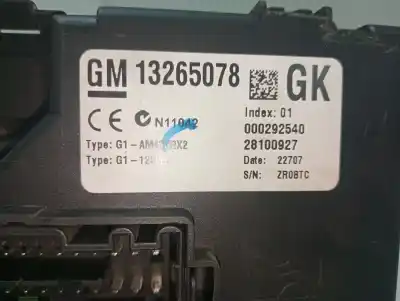 Second-hand car spare part fuse box unit for opel corsa d cmon oem iam references 13265078  