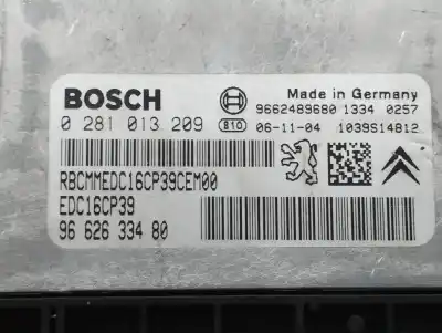Tweedehands auto-onderdeel ecu motorcontroller voor citroen c6 básico oem iam-referenties 0281013209 9662489680 9662633480
