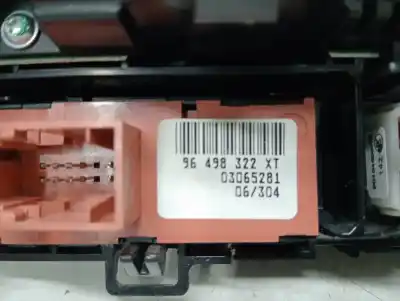 Peça sobressalente para automóvel em segunda mão comando de sofagem (chauffage / ar condicionado) por citroen c6 básico referências oem iam 96573328zd02 96498322xt vp4puh18c612ub