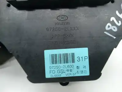 Peça sobressalente para automóvel em segunda mão comando de sofagem (chauffage / ar condicionado) por hyundai i30 (fd) g4fa referências oem iam 972502l600  