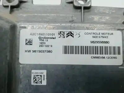 Second-hand car spare part ecu engine control for citroen c3 live oem iam references a2c1892110101  