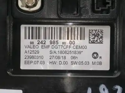 Second-hand car spare part multifunction display for citroen c3 live oem iam references 9824298580  98261544xu