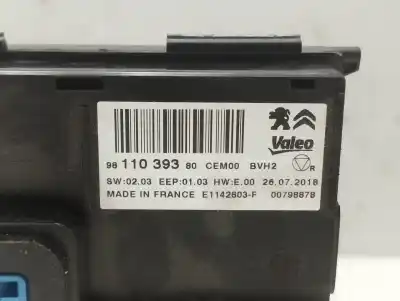 Pezzo di ricambio per auto di seconda mano modulo elettronico per citroen c3 live riferimenti oem iam 9811039380  