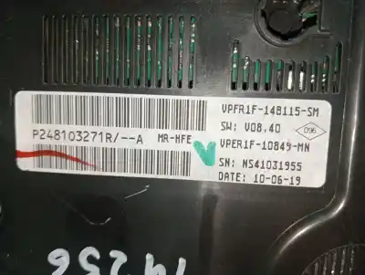 Second-hand car spare part dashboard for renault kadjar life oem iam references p248103271r  